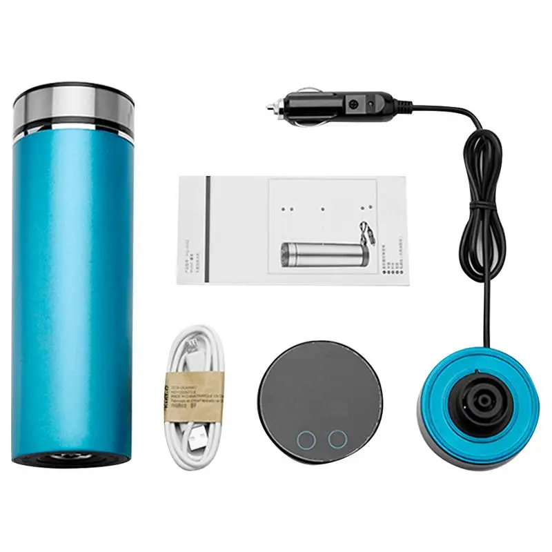 

12V 24V Universal Car Electric Cup Vehicle 350ml Heating Cup Thermos Car Electrical Appliances