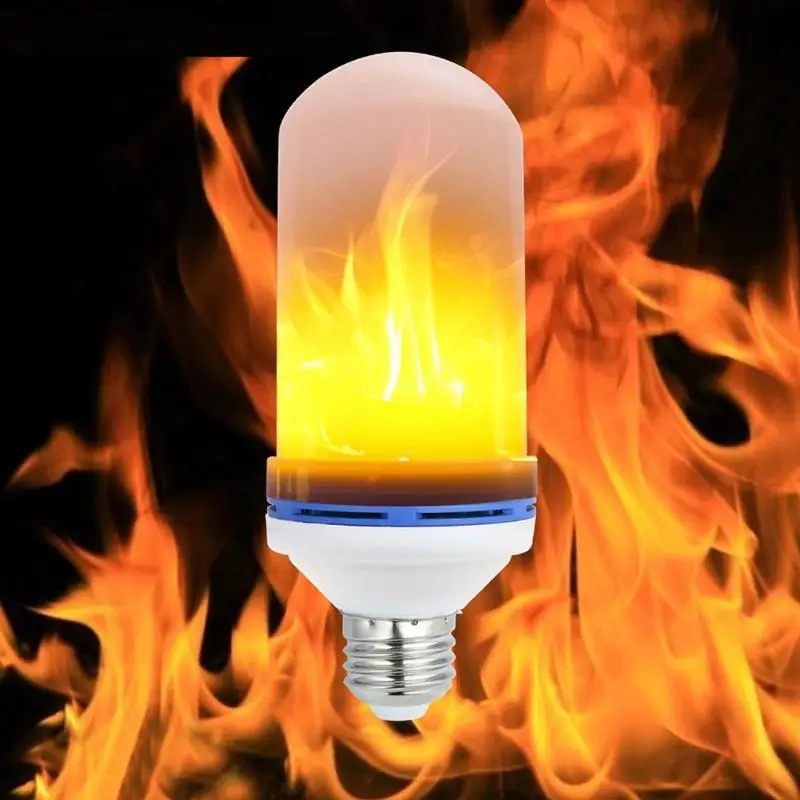 

Creative 4 Modes Gravity Sensor Flame Light E27 LED Flame Effect Fire Light Bulb Flickering Emulation Decor Lamp Dropshipping