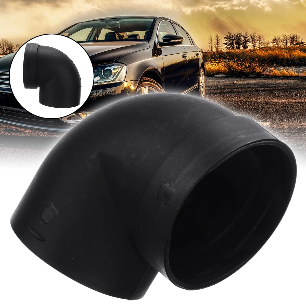 

1pc 75mm Air Ducting Pipe Elbow Outlet Connector For Eberspaecher Webasto Heater Tool Parts Outlet Exhaust Connector