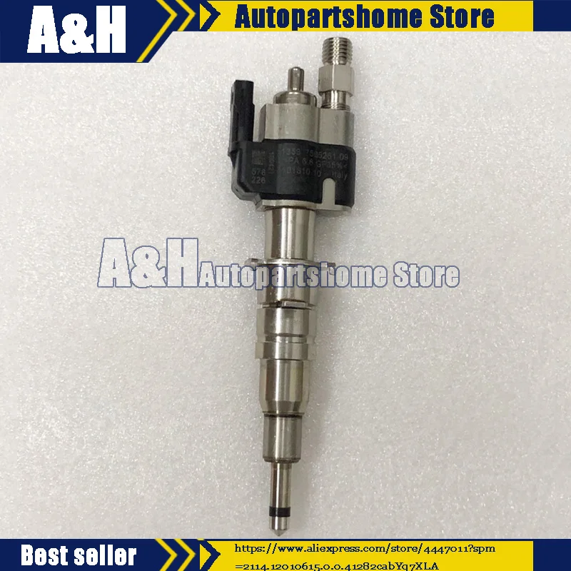 1 шт. OEM топливный инжектор 13537585261 09 для BMW N54 135 335 535 550 750 650i 740i X6 стандарты Прямая