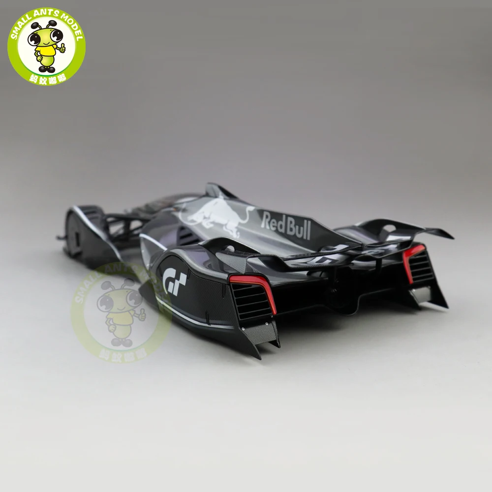 1/18 AUTOART 18116 красный бык X2014 фанатский автомобиль темно серебряный металлик Модель
