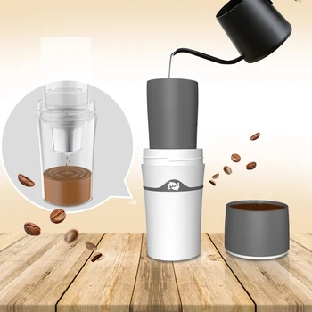 Coffee Machine Manual Coffee Maker Cup With Filter Portable Drip Handheld Espresso Coffee Maker Outdoor Office Travel Cup Coffee Machine Manual Coffee Maker Cup With Filter Portable Drip Handheld Espresso Coffee Maker Outdoor Office Travel Cup
