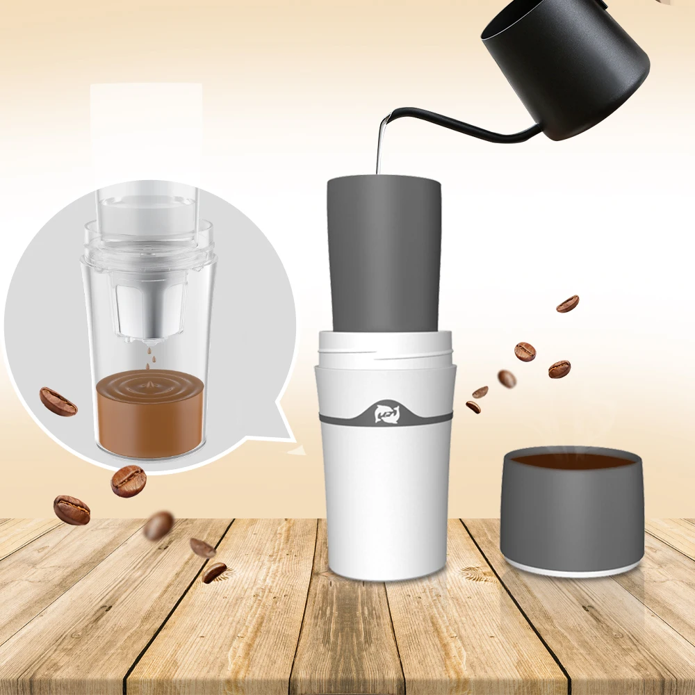 Coffee Machine Manual Coffee Maker Cup With Filter Portable Drip Handheld Espresso Coffee Maker Outdoor Office Travel Cup Coffee Machine Manual Coffee Maker Cup With Filter Portable Drip Handheld Espresso Coffee Maker Outdoor Office Travel Cup
