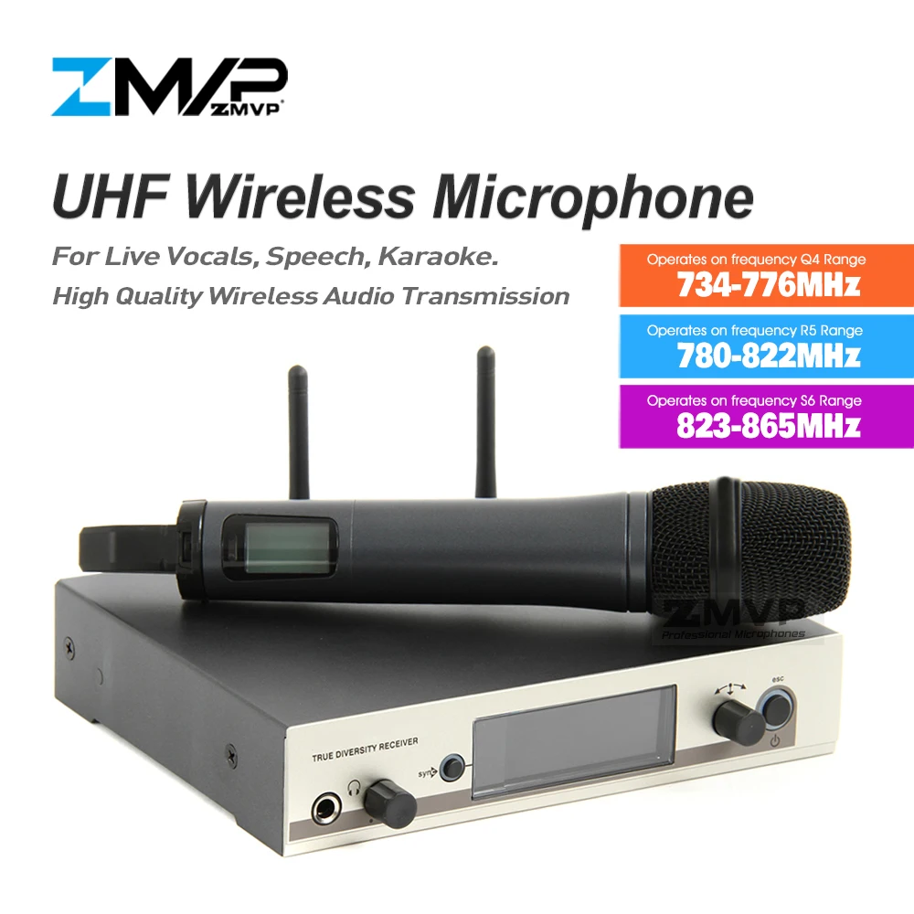 ZMVP Professional 335 G3 UHF Wireless Microphone Karaoke
