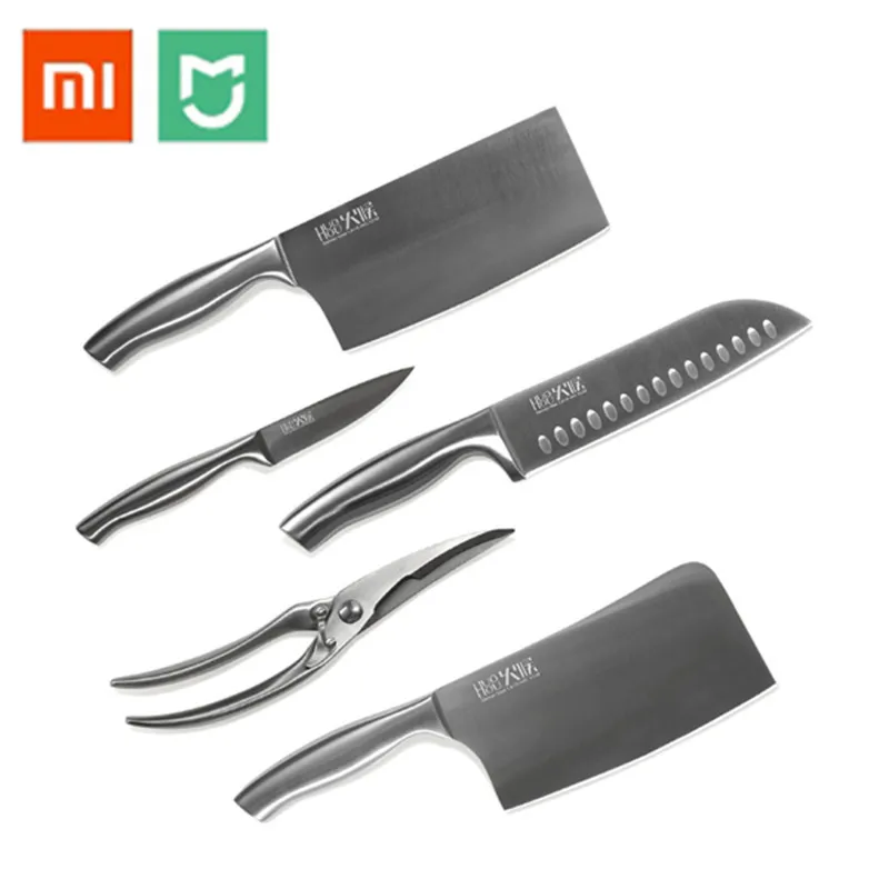 

Xiaomi HuoHou Kitchen Knife Set 6 Pieces Extreme Long-lasting Sharp Kitchen Knife Set