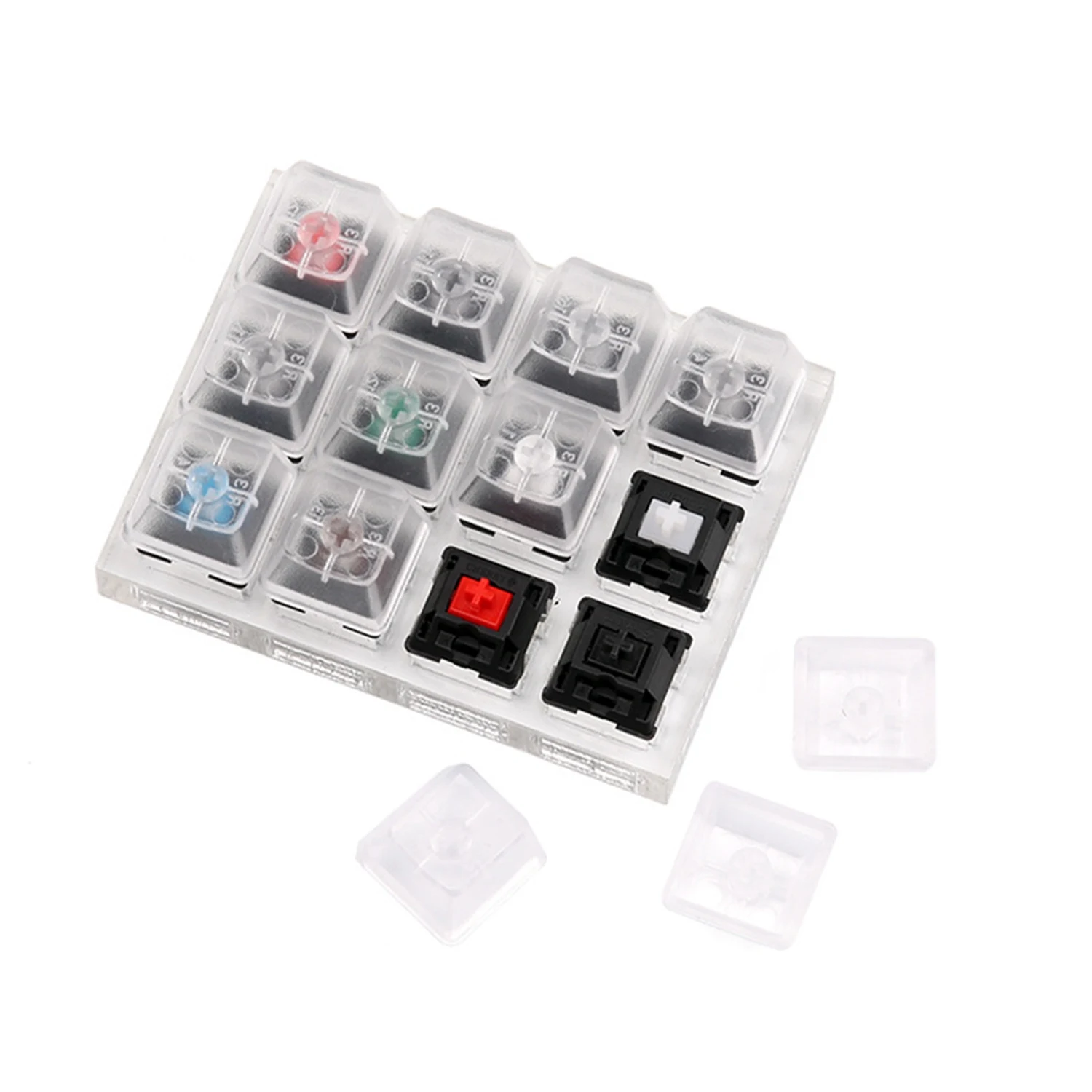 Акриловый прибор для проверки клавиатуры пластиковый пробоотборник Keycap