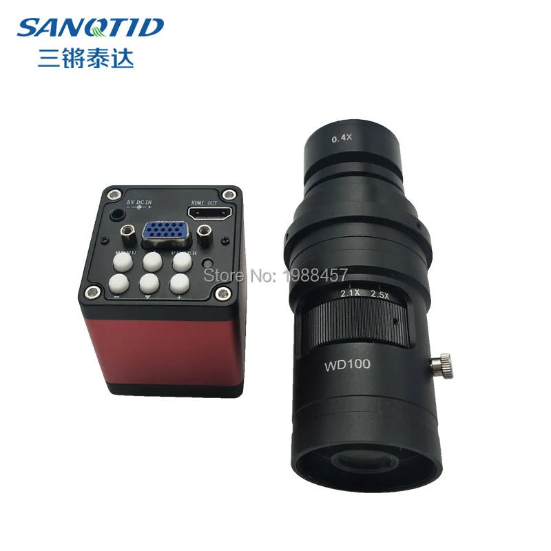 Техническое обслуживание 2.0MP 720 P 1/3 CMOS промышленный микроскоп Камера разъем HDMI VGA