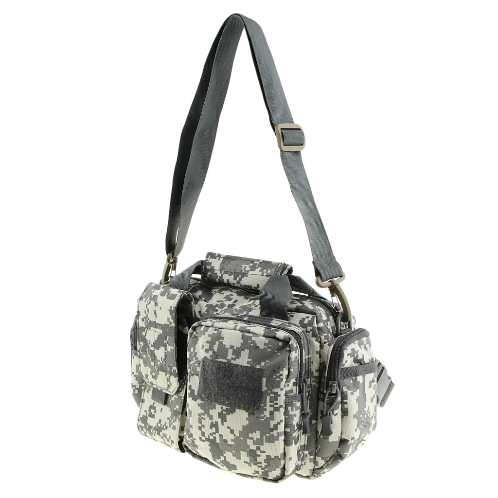 MagiDeal متعددة الأغراض التمويه حقيبة ساعي للماء حقيبة كتف حقيبة يد Crossbody الخصر حقيبة تسلق اكسسوارات