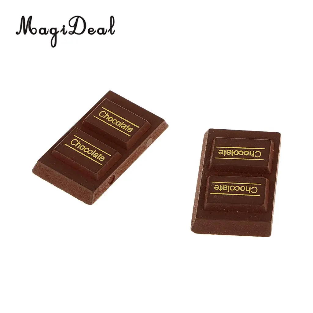 MagiDeal деревянный магнит соединенный шоколадный симулятор еда игровой дом кухня