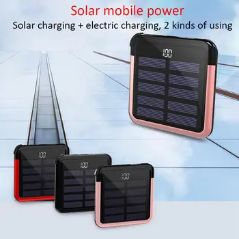 

Solar Mini Power Bank 5000 mAh Super Thin Polymer Mobile /Adapter/Solar Blanking/Portable Source/Mobile Power Supply