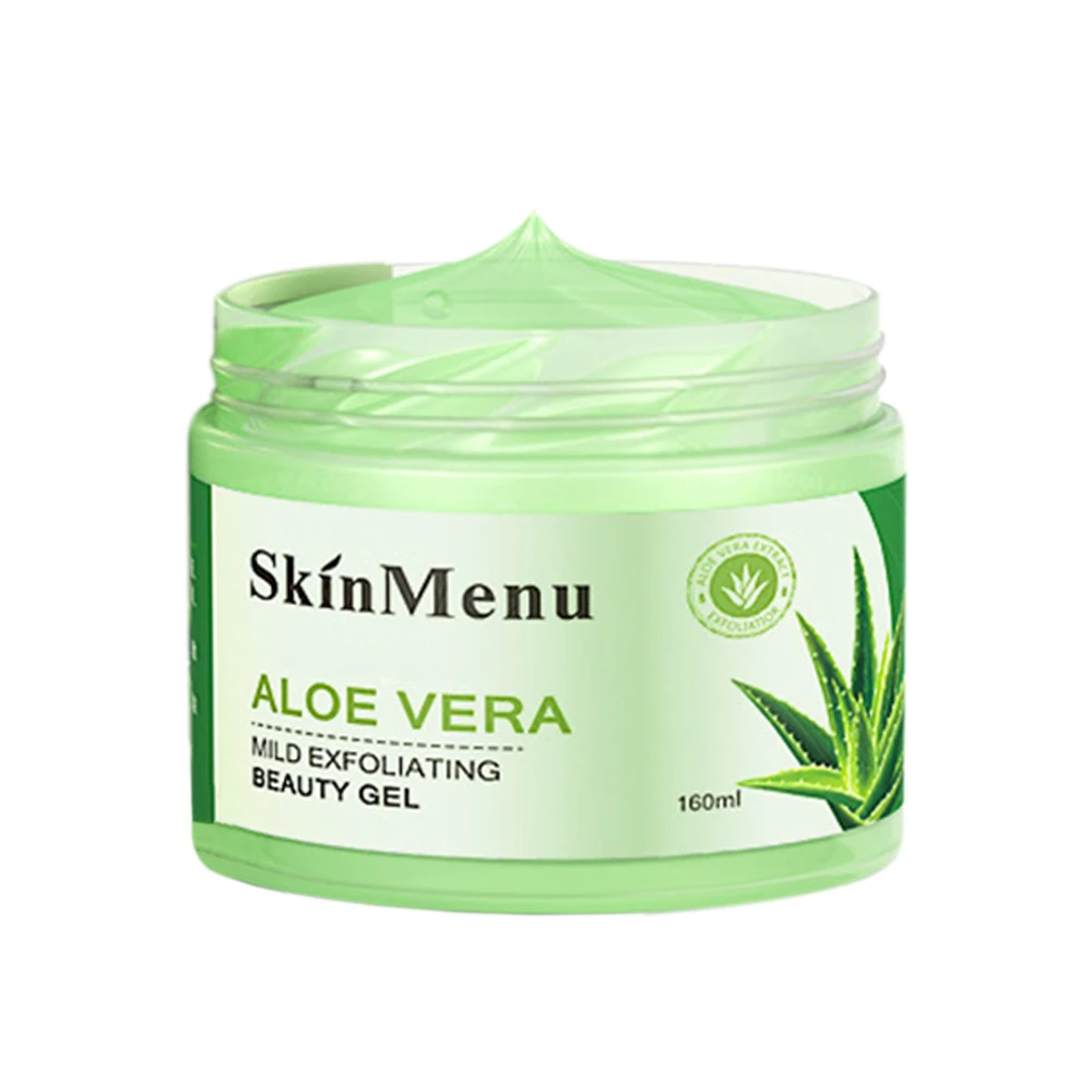 

Skin Menu Aloe Vera Plant Gel Cream Repair Skin Face Essence Relax Spirit Moisturizing Remove Acne Skin Care