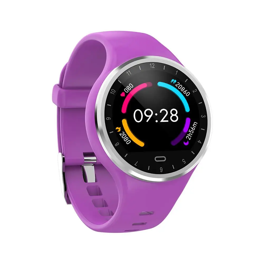 

Hot Smart Bracelet Round Screen Heart Rate Blood Pressure Measurement Stopwatch Waterproof Bluetooth Multi Smart Wristband