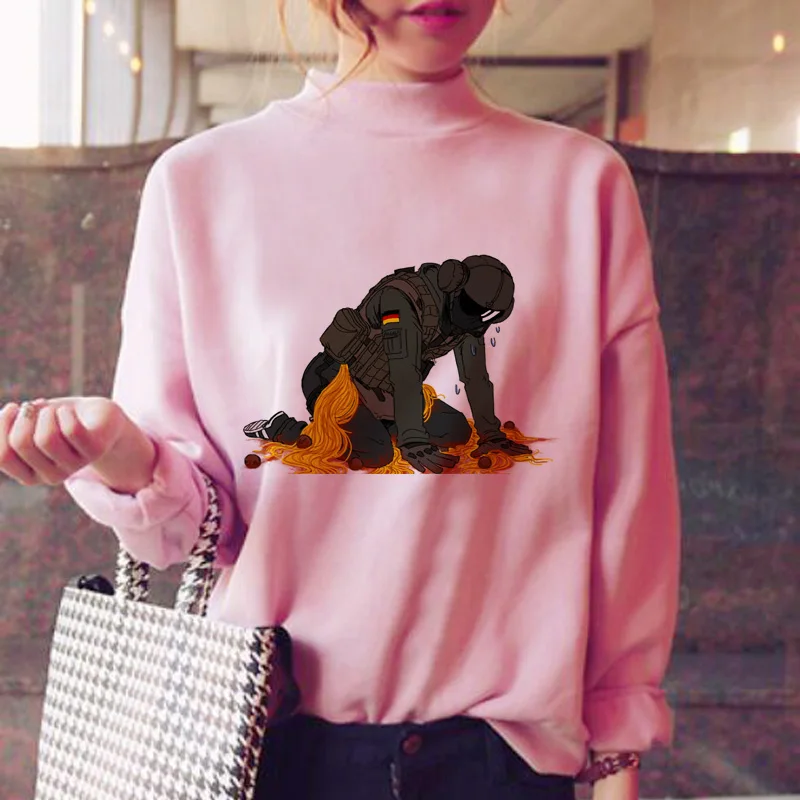 

rainbow six siege hoodies women winter warm harajuku fashion sweatshirt female sweatshirt warm female clothes korean style