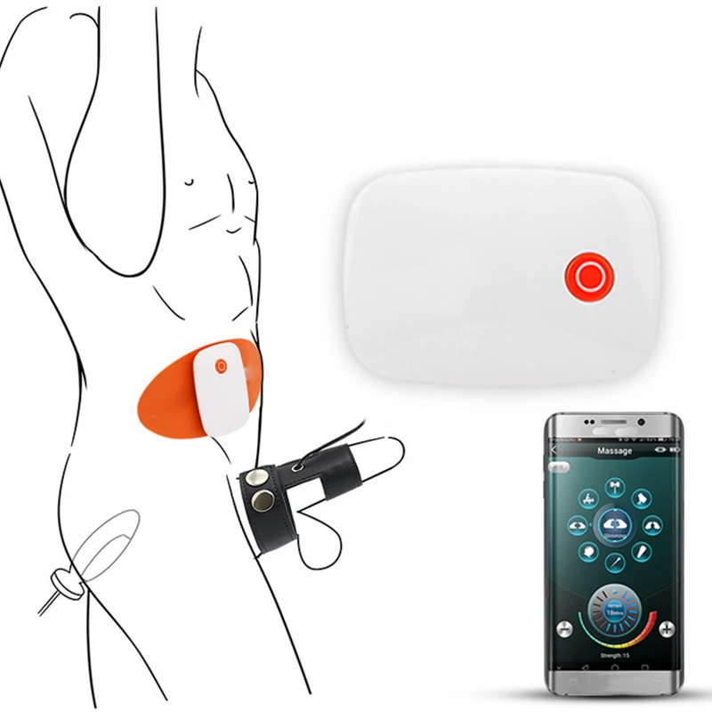 Aplicación inteligente Control remoto electrico Shock Anal enchufe USB carga Anal enchufe para la v