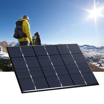 

3.5W 6V Flexible Solar Panel Polycrystalline Silicon Solar Panel DIY Power Charger Solpanel Battery Outdoor Connector