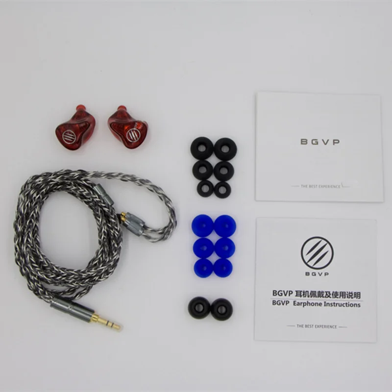 BGVP DM6 Customized Earphone Audiophile HiFi Waterproof Earbuds Monitor In ear 5BA Balanced Armature Earphone MMCX Cable IEM