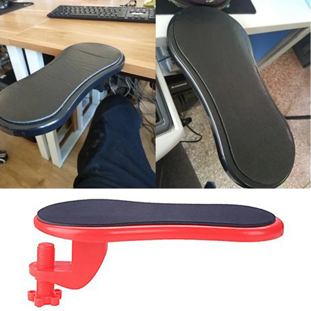 Office Chair Mouse Pad Desk Attachable Computer Table Rotatable Arm