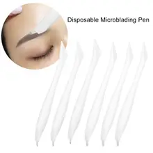 Одноразовая микроблейдинг ручка вышивка карандаш для бровей 9F/12F/14F/12U/14U/18U лезвие ручной бровей татуировки бровей Макияж инструмент