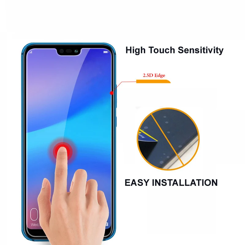 

9H Screen Protector Glass For Huawei P9 Lite 2017 Glass For Honor 7 8 9 Film For Huawei P20 Glass Mate P20 Lite Tempered Glass