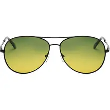 Поляризованные солнцезащитные очки с антибликовым покрытием, Антибликовая металлическая оправа с высоким лучом, регулируемые очки ночного видения, легкие очки для вождения, рыбалки, практичные