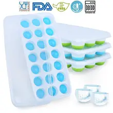 2 упаковки Круглый лед поднос для льда с Съемная крышка силиконовые формы для льда контейнеры для лета каждое изготовление 21 кубики льда кухонные инструменты
