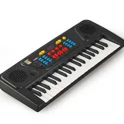 Клавиатура Детские развивающие 3 мульти ключи 37 черный платные Elactric игрушка пианино лет портативный старый Электрический