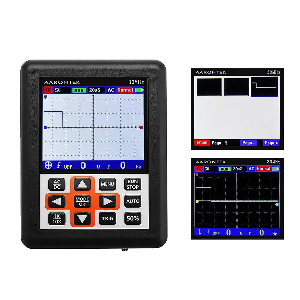 

DSO338 30MHz Bandwidth Handheld Oscilloscope 200M Sampling Rate 2.4 Inch IPS Screen 320*240 Resolution Technology