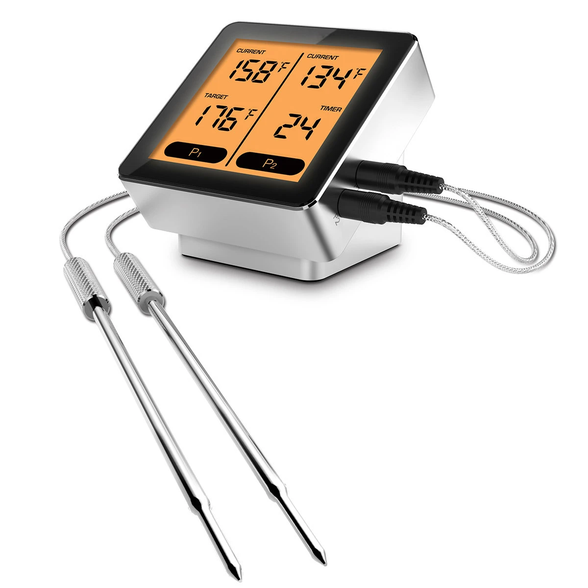 

Wireless bluetooth BBQ Thermometer LCD Kitchen Cooking Thermometer Probe APP Control Temperature Instrument Tools Gauges Backlit