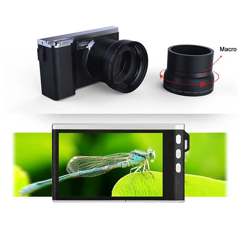 12X Zoom Digital Camera Home 24 Million Pixel Wide Angle Macro USB2.0 4\