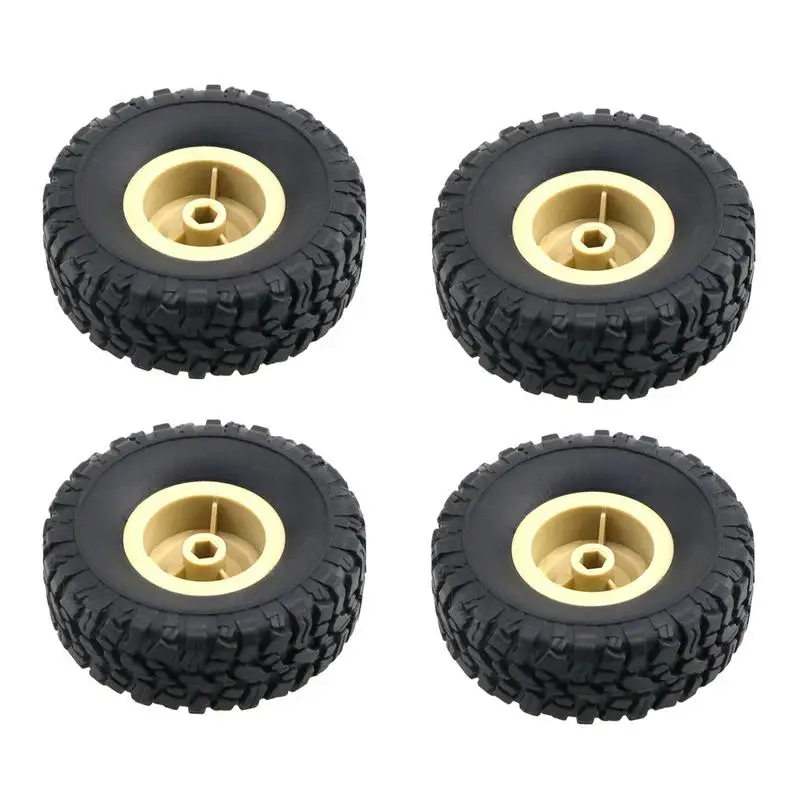 

For JJRC Q60 Q61 Toy Car Wheel Tire Premium Plastic Off-road Trunk RC Vehicle Spare Parts Modification Wheel Tool
