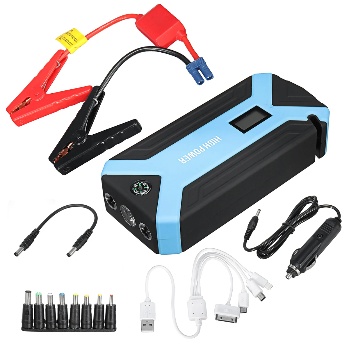 Multifunction Jump Starter 69800mAh 12V 4USB Portable Car Battery Booster Charger Booster Power Bank Starting Device Multifunction Jump Starter 69800mAh 12V 4USB Portable Car Battery Booster Charger Booster Power Bank Starting Device