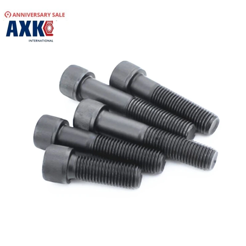 Free Shipping 25pcs/lot Metric Thread Din912 M6x50 Mm M6*50 Mm Black