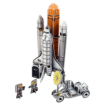 

82Pcs Children 3D Paper Model Puzzle DIY Assembly Learning & Education Toy -Rocket Science Toys Gift