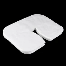 Almohada de reposacabezas desechable de textil no tejido, funda para mesa de salón de belleza, Spa, cubierta para camilla de masaje facial, fundas para reposacabezas, 100 Uds