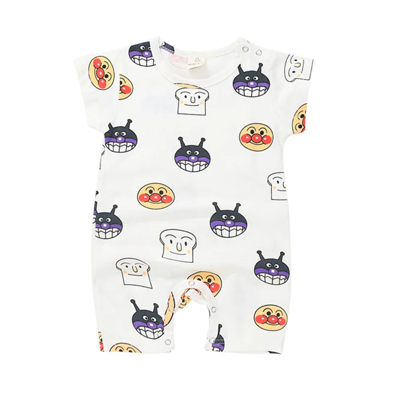 

2019 Summer New Baby Boy Jumpsuit Toddler Cotton Short-sleeved Bread Superman Romper Newborn Baby Clothing