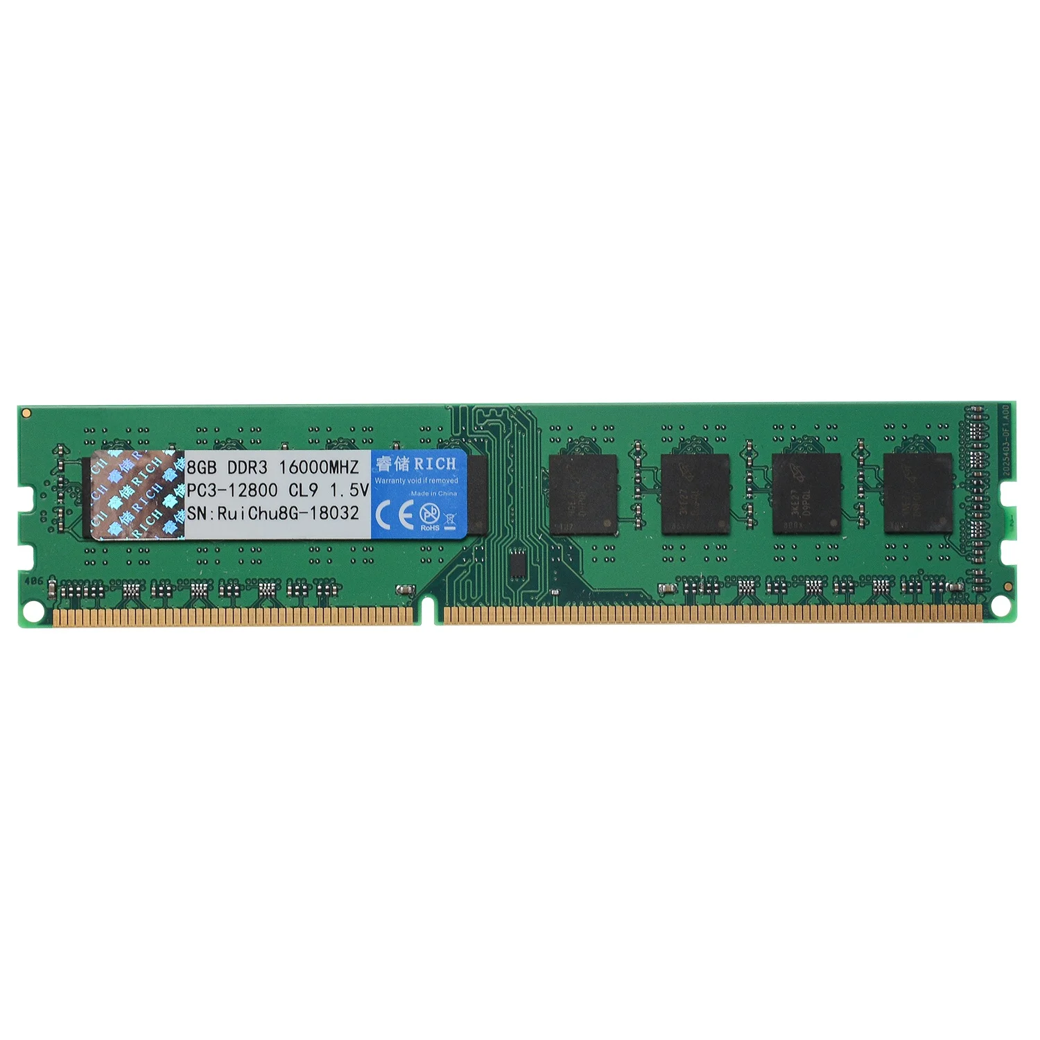 Горячая-Ruichu Ddr3 8G 1600Mhz 1,5 V 240Pin настольная оперативная Память память для материнской платы Amd