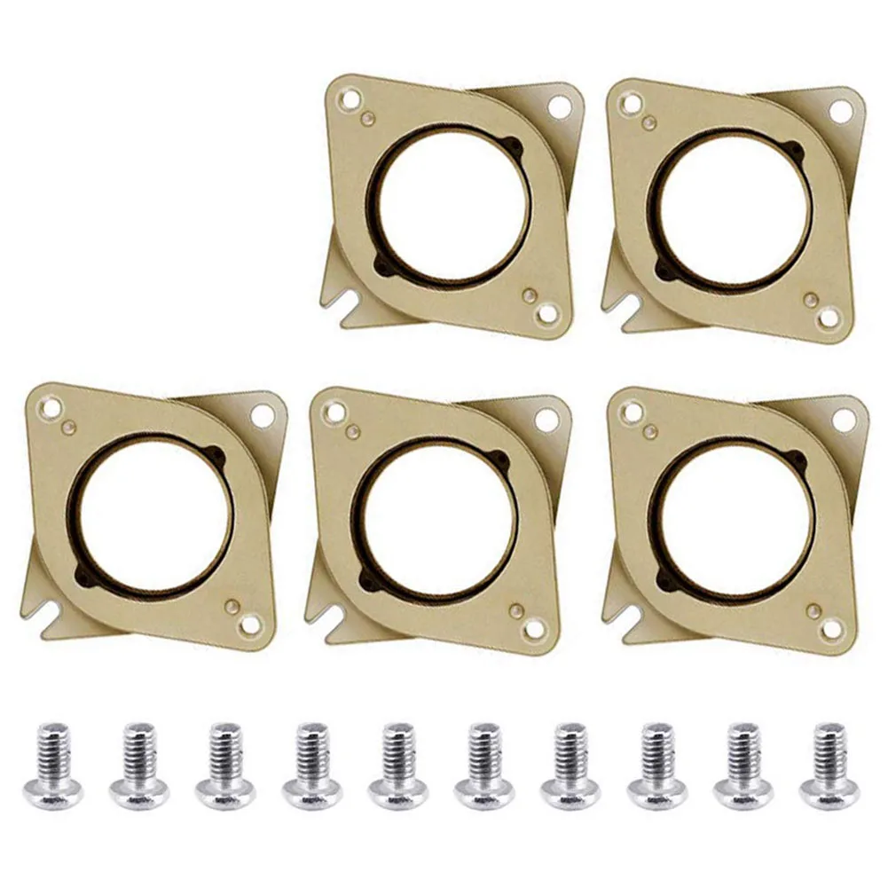 

5PCS NEMA 17 Stepper Motor Steel and Rubber Vibration Dampers with 10PCS M3 Screw for Creality CR-10,10S 3D Printer,CNC Router