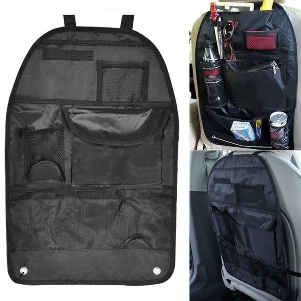 

1Pc Universal Car Storage Bag Organizer Back Car Seat Organizer Chair Car Multi Pocket Storage Bag Car Accessories 59 x 40cm