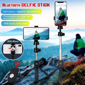 

Selfie Stick Monopod Mini Tripod Selfie Stick Wireless bluetooth Remote Extendable 70 cm For Smartphone for Huawei AF 15