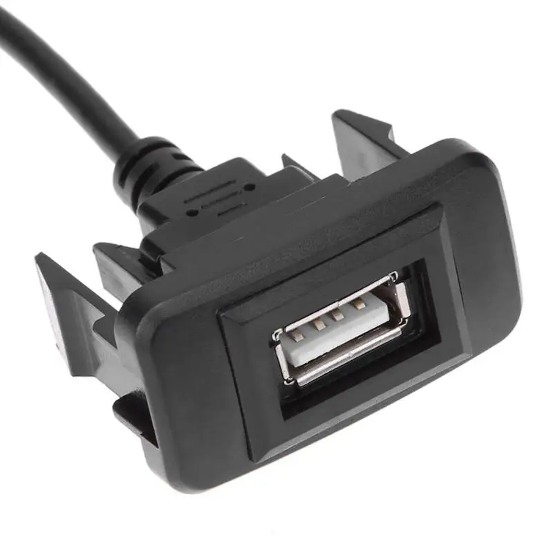 VODOOL 12 24 В ABS USB порт кабель AUX шнур провода адаптер для Toyota VIGO/Vios/Corolla автомобильные
