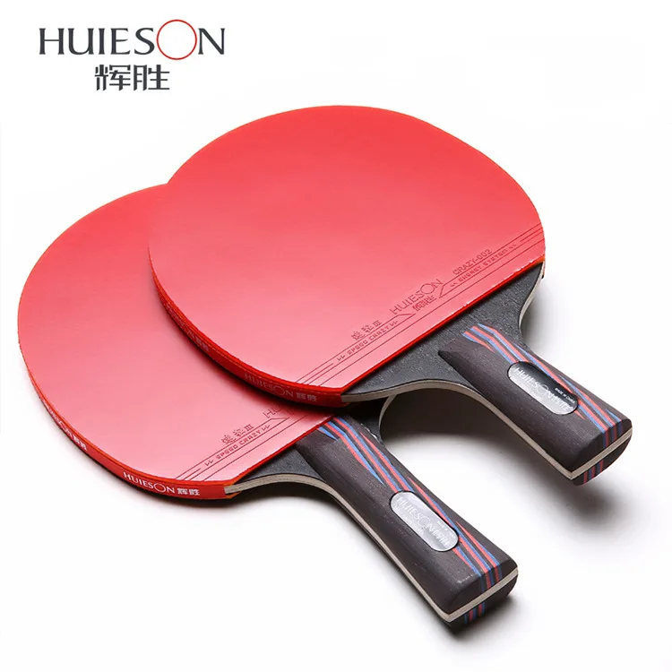 

Huieson Carbon Fiber Table Tennis Racket Blade Double Face Pimples-in Racket Rubber Table Tennis Bat with Bag Top Recommended