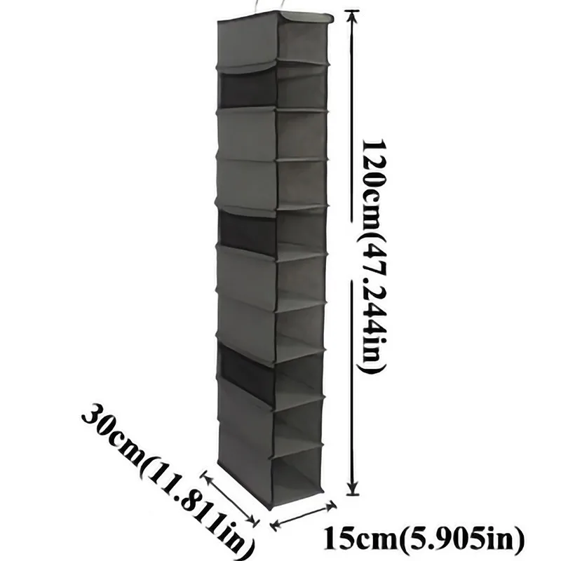 Non-Woven Fabric Hanging Closet Organizers Clothes Shoes Home Storage Organization Self-contained Cloth Bag Cupboard Shelves
