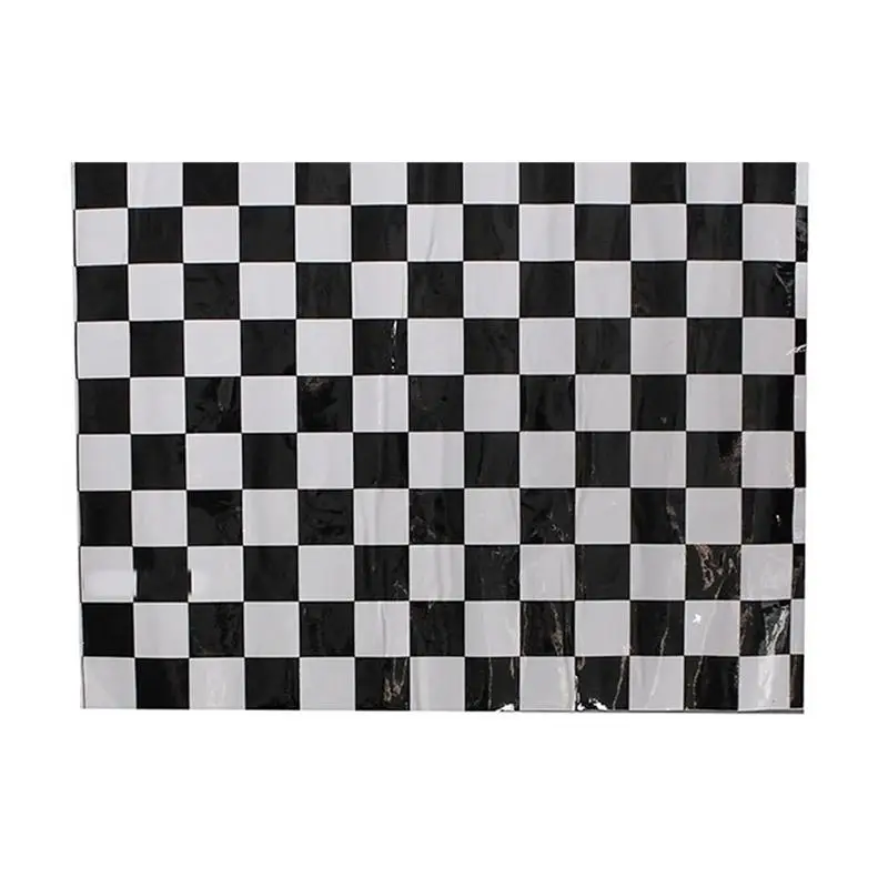 

2 PCS Universal Car Chequered Flag Vinyl Side Door Mirrors High Quality Cover Stickers Decoration Auto Accessories