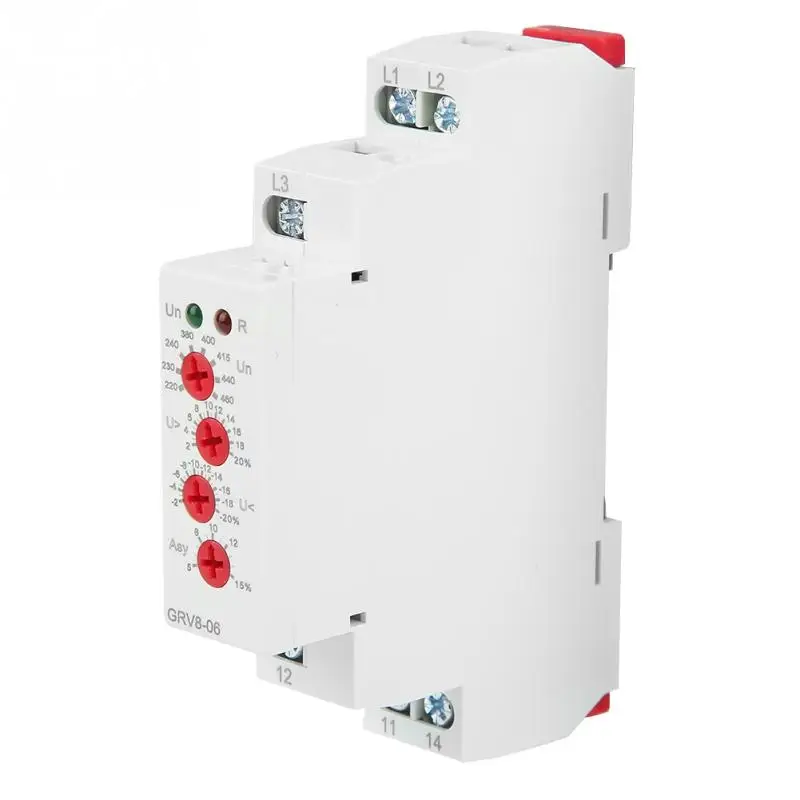 

GRV8-06 3-Phases Voltage Monitoring Relay Sequence Phase Failure Protection M460 relay Hot Sale