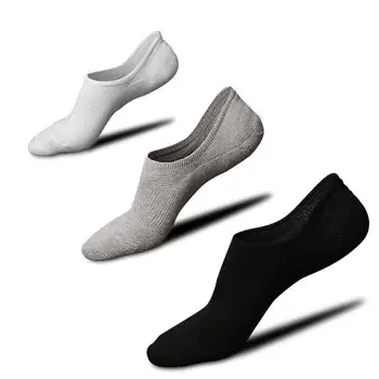 

Summer Men No Show Silicone Invisible Socks Slippers Men Thin Solid Boat Cotton Odd Future Socks Calcetines Hombre Men Socks Low