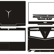 Ноутбук углеродного волокна кожи наклейка чехол для нового lenovo Legion Y7000P Y7000 15,6"