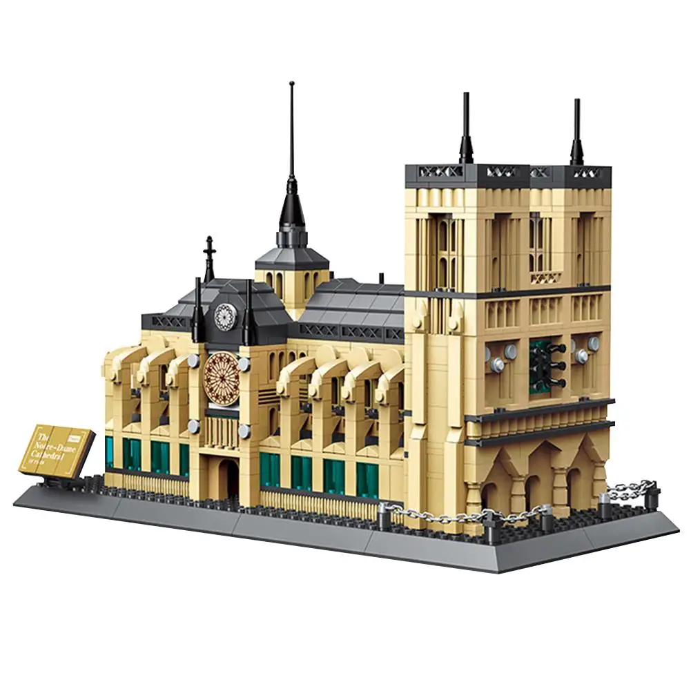 

Luerme Notre Dame 3D Puzzle Toy Building Model Cathedral DIY Puzzle Assembly Toys Kid Child Educational Toys