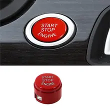 Кнопка остановки запуска двигателя Замена кнопочной кнопки зажигания Замена крышки для BMW 5 6 7 F01 F02 F10 F11 F12 2009-2013