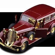 Масштаб 1:32 Cadillac Deluxe Tudor Limousine 8C литая модель автомобиля игрушечный светильник и звуковая коллекция