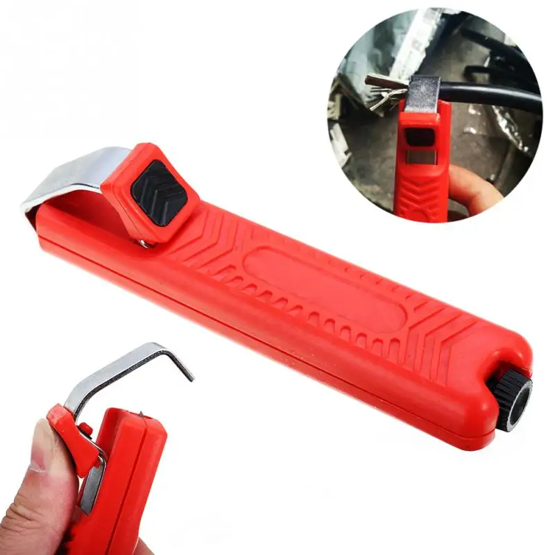 

8-28mm Adjustable Wire Stripper Stripping Cutter Plier Crimping Tool For Round Rubber Cable PVC Electronic Cables Stripping #20